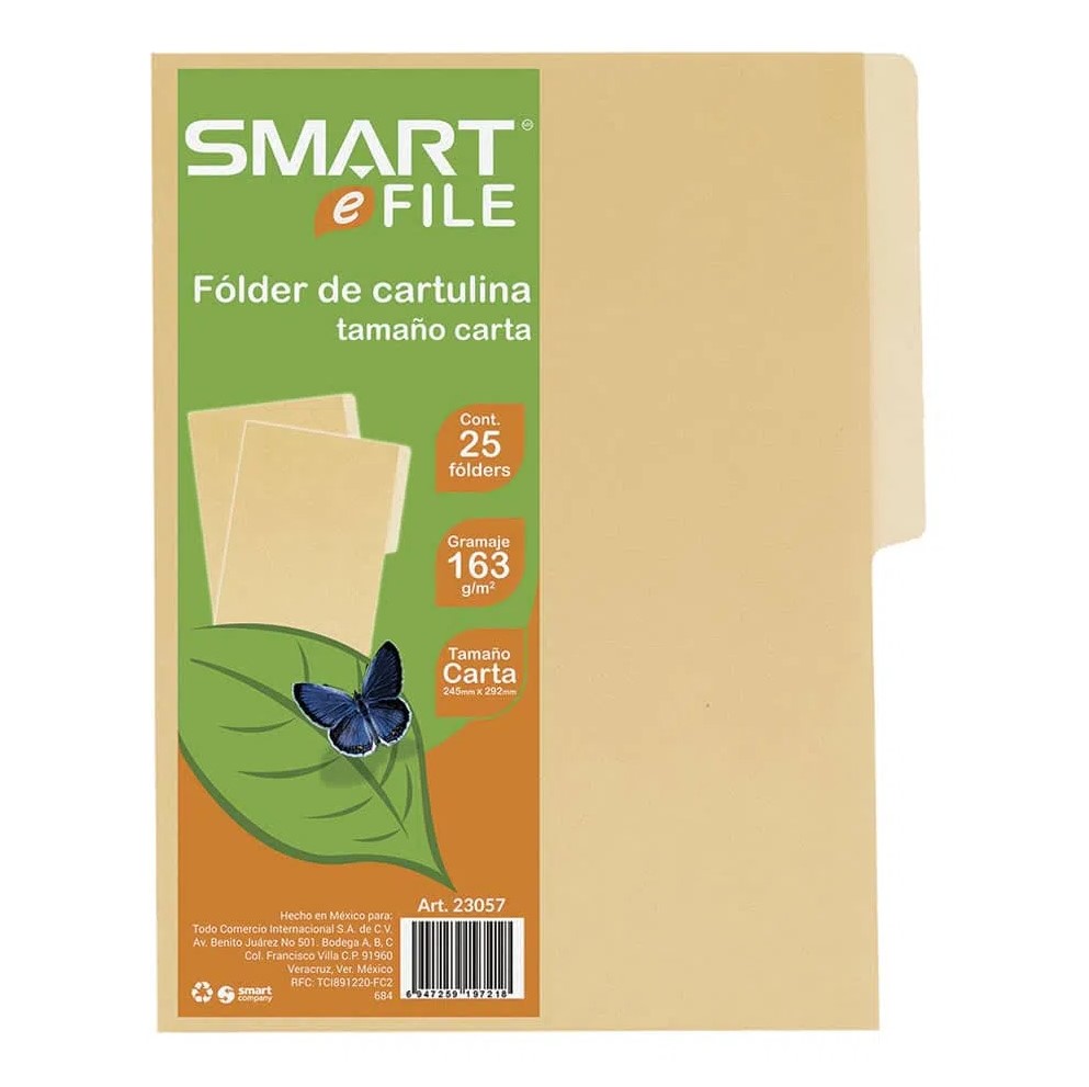 FOLDER CARTULINA CTA CREMA SMART