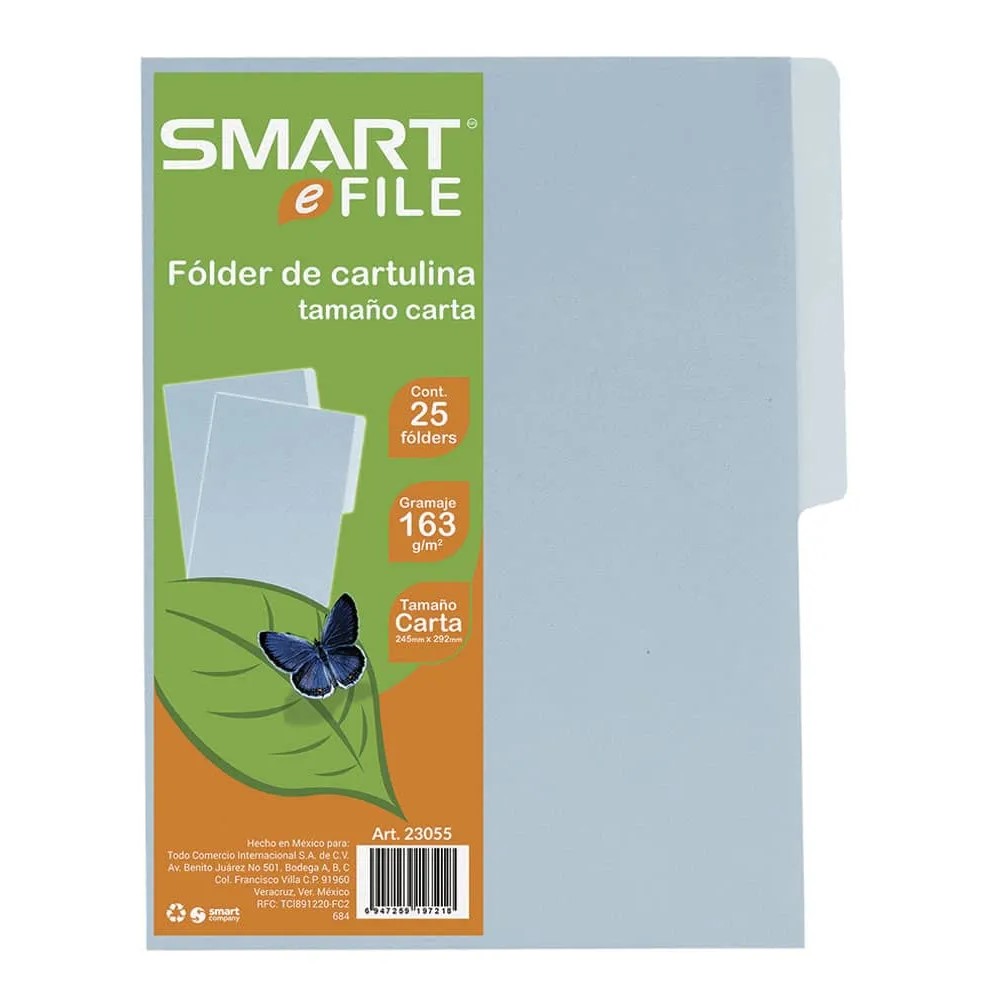 FOLDER CARTULINA CTA AZUL SMART