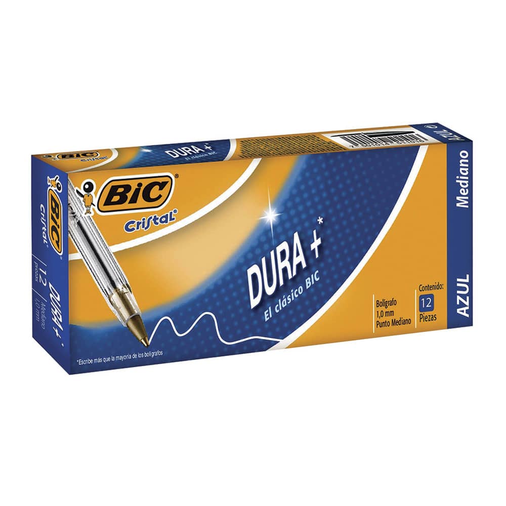 BOLIGRAFO P/MED STICK AZL DURA+ BIC